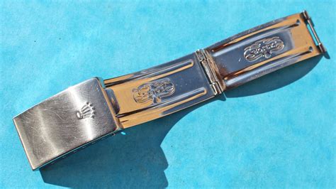 Rolex 62523H18, H1 code clasp 1983 folded Buckle Deployant 20mm Jubilee .